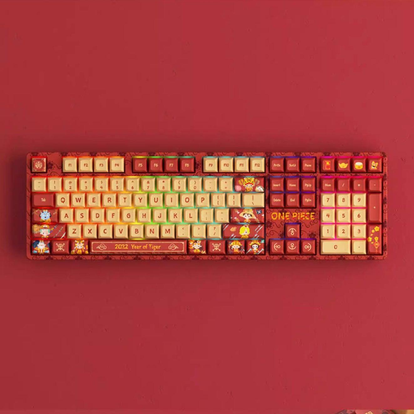 Luffy tri-mode connection RGB backlit mechanical keyboard