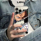 Luffy/Zoro iPhone silicone crash-resistant phone case