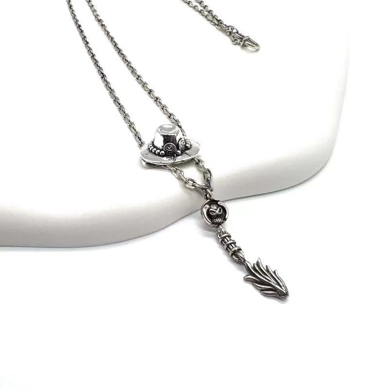 Luffy/Zoro/Ace Cool metal necklace - Wear it as if you have mystical powers