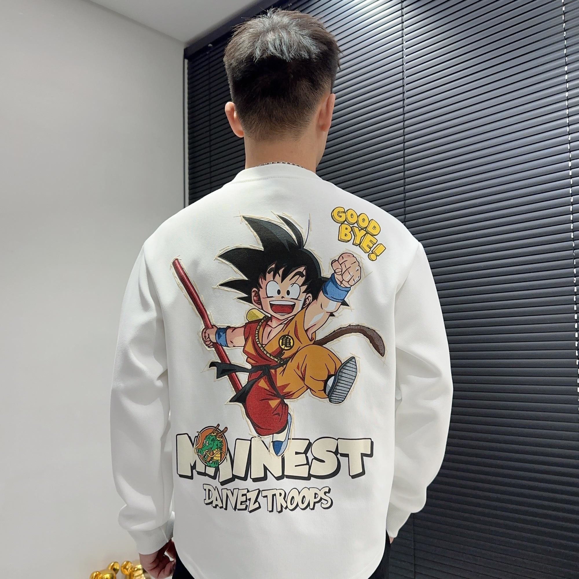 Son Goku summer new short sleeve T-shirt cool figure print loose short sleeve