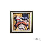 Luffy/Ace/Zoro handsome cartoon handicraft 3D drawing