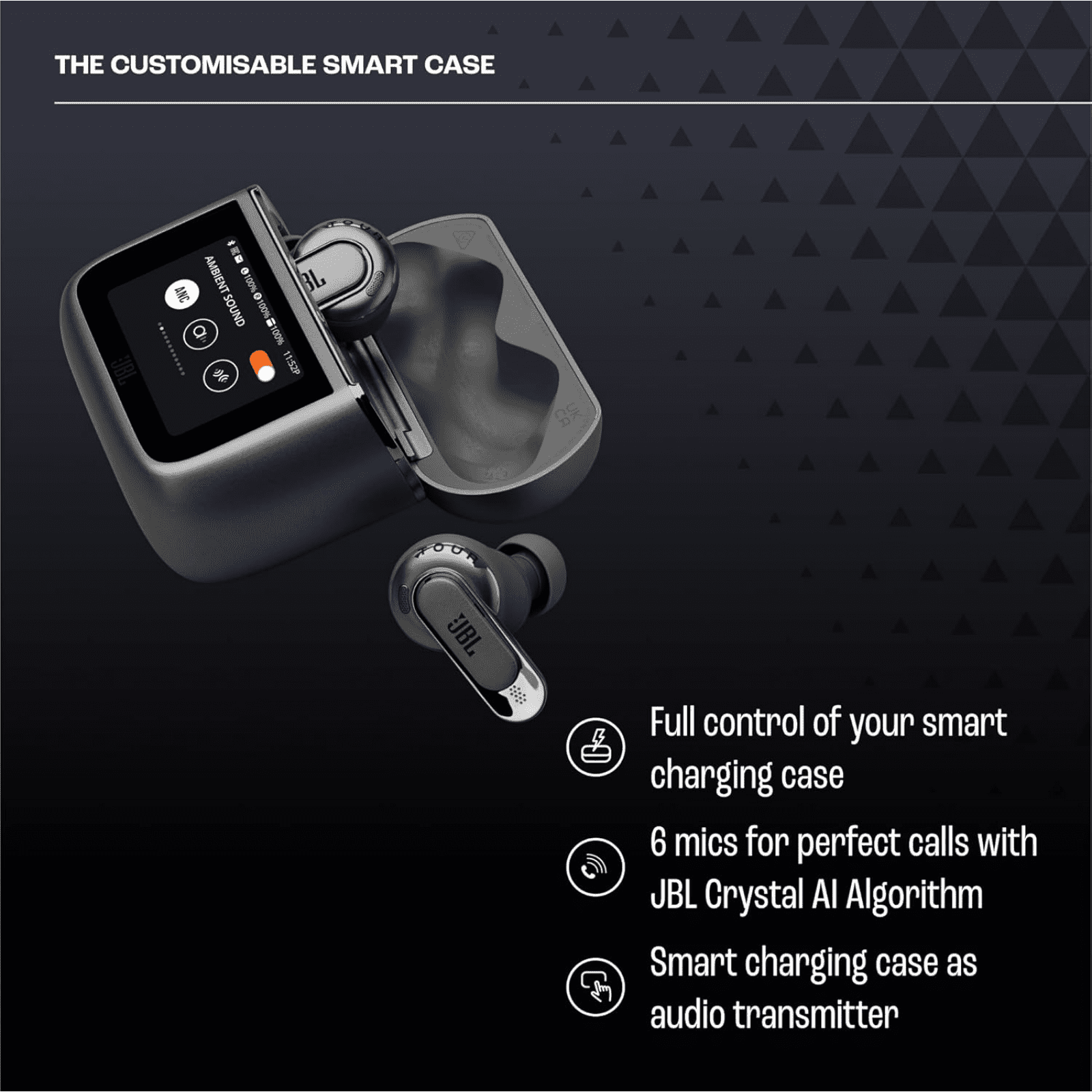 Bluetooth headset with HD screen to enjoy new smart experience