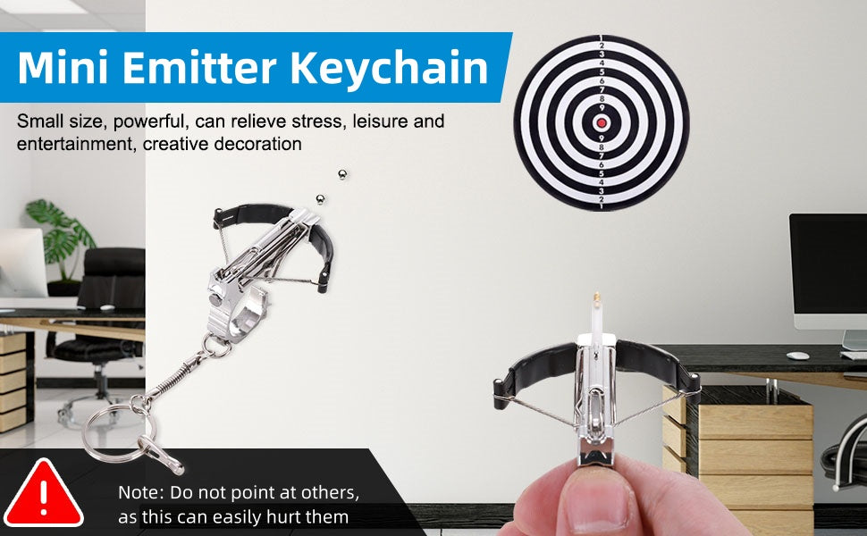 Multi-functional high-power finger transmitter toy keychain