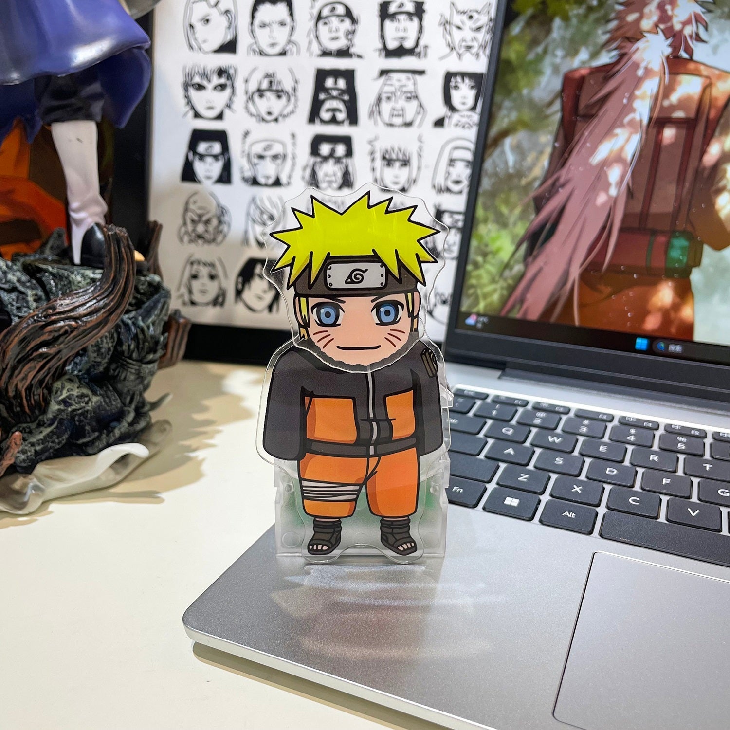 Sasuke/Kakashi/Obito Acrylic Shake head Desktop Car Ornament - Assemble and Enjoy the Fun
