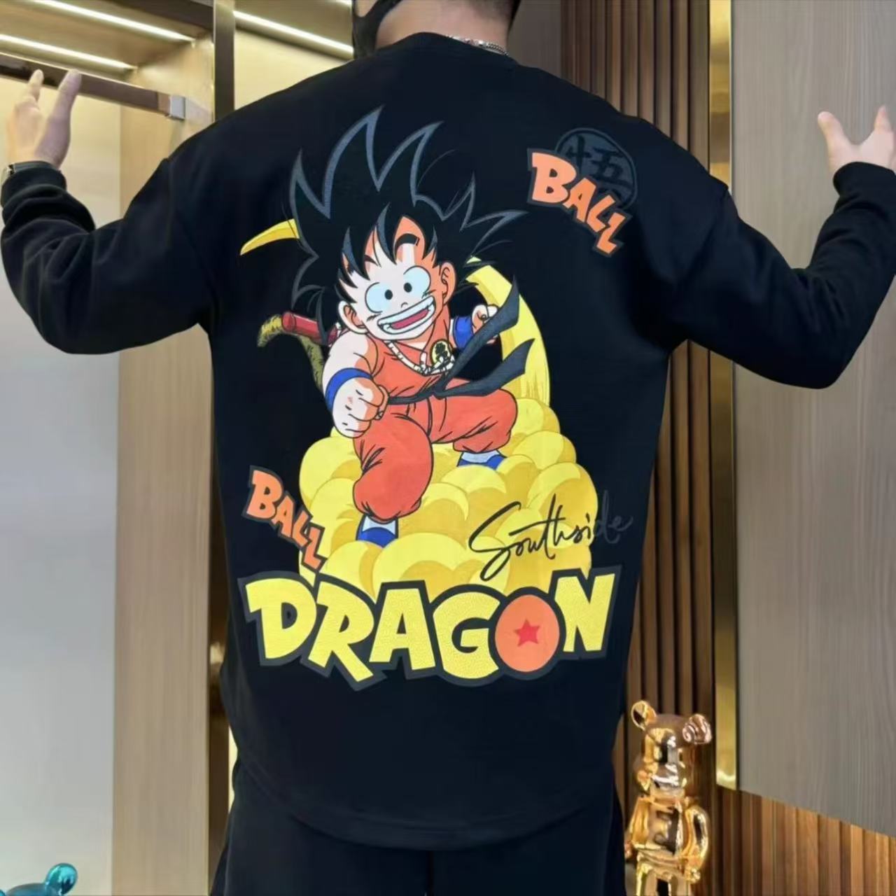 Son Goku Vintage crewneck hoodie - Revisit classic anime style
