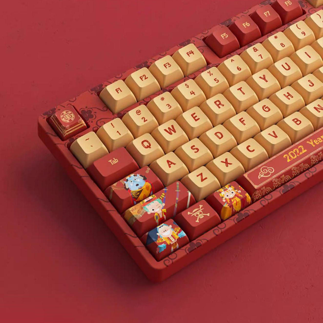 Luffy tri-mode connection RGB backlit mechanical keyboard
