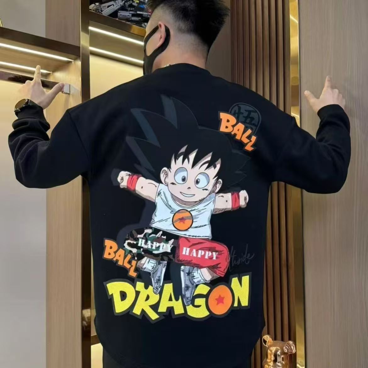 Son Goku Vintage crewneck hoodie - Revisit classic anime style