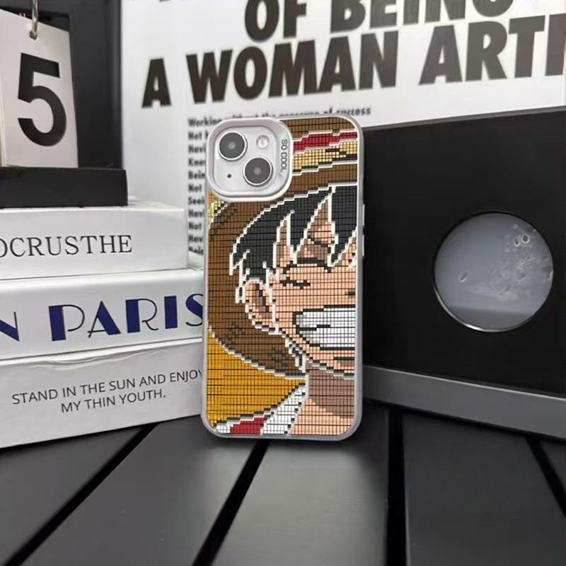 Luffy iphone refined trend silicone anti-collision phone case
