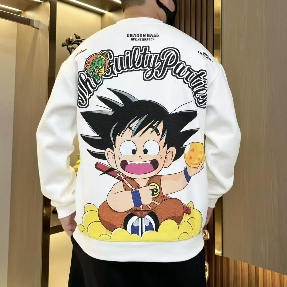 Son Goku Vintage crewneck hoodie - Revisit classic anime style