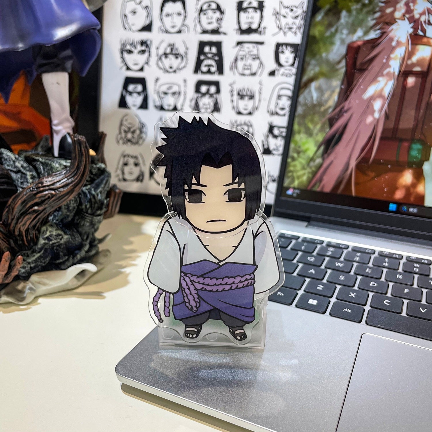Sasuke/Kakashi/Obito Acrylic Shake head Desktop Car Ornament - Assemble and Enjoy the Fun