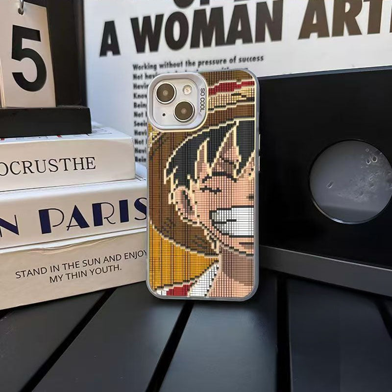 Luffy iphone refined trend silicone anti-collision phone case