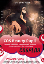 Sasuke/Itachi/Kakashi/Madara Sharingan cool cosplay decoration Beauty pupil Eyes