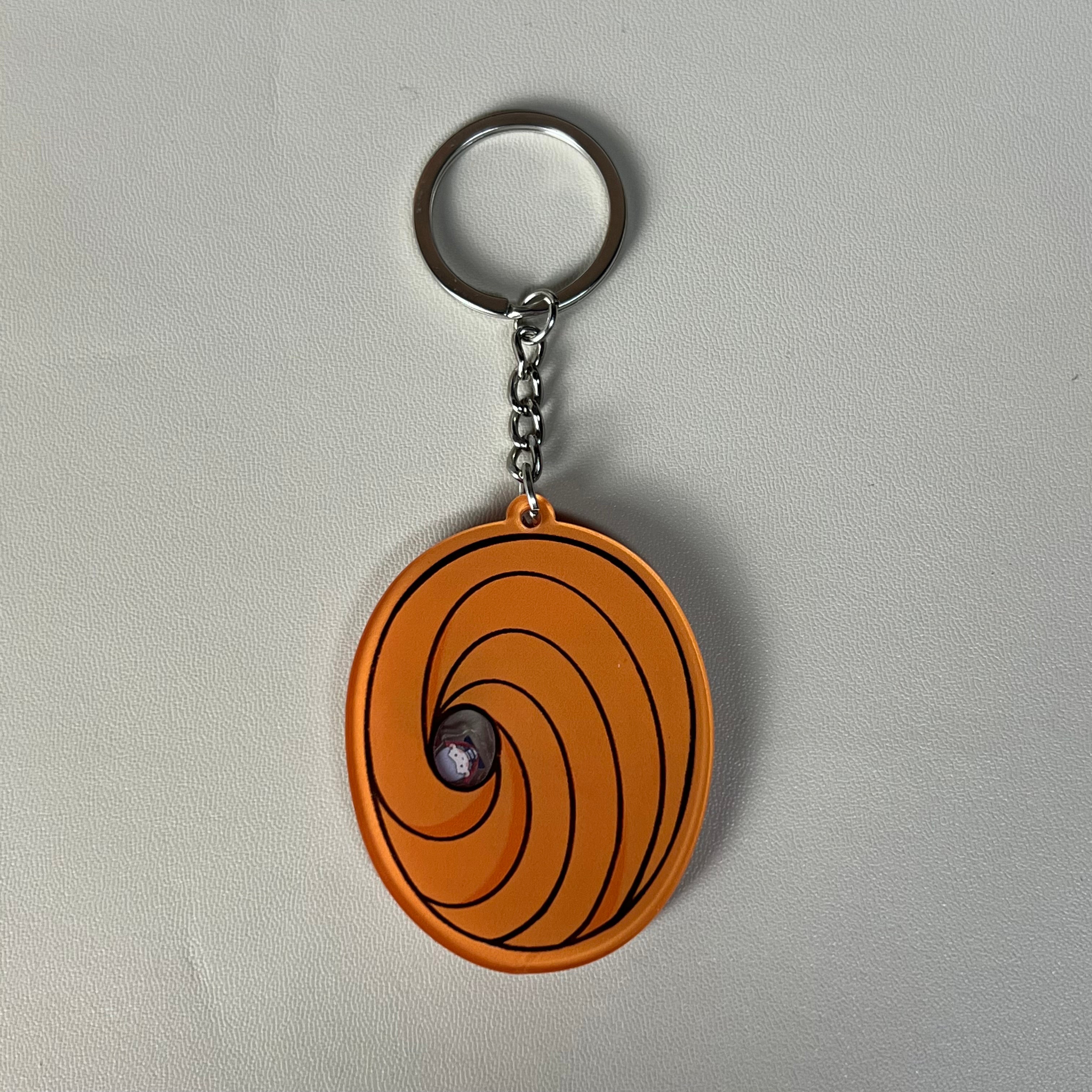 Akatsuki/Uchiha Obito mask cheerful shake Keychain - Ideal Hanging Ornament