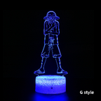 Luffy/Zoro/Sanji Acrylic Panel Character Night Lights