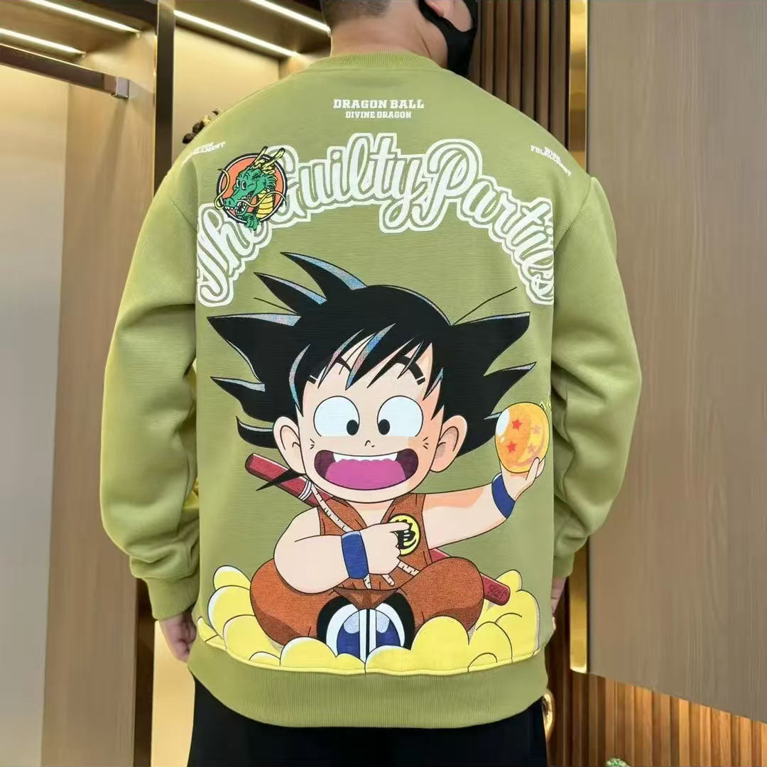 Son Goku Vintage crewneck hoodie - Revisit classic anime style