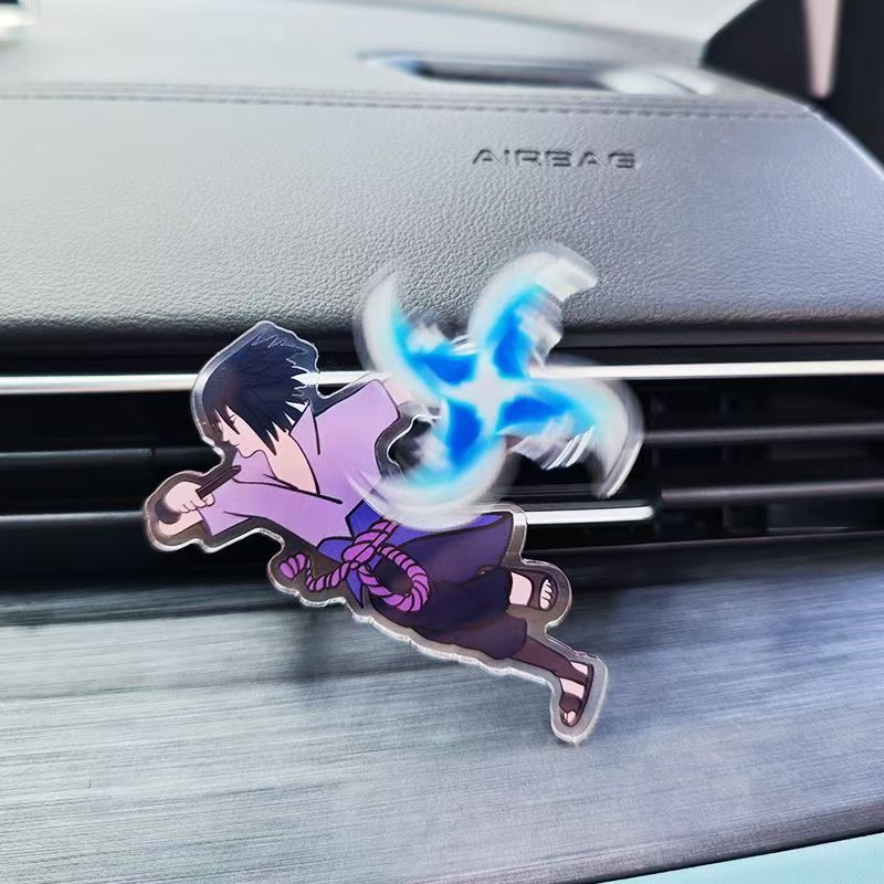 Sasuke/Kakashi/Sakura Character Modeling Car air conditioning decoration - Rotating Rasengan Design