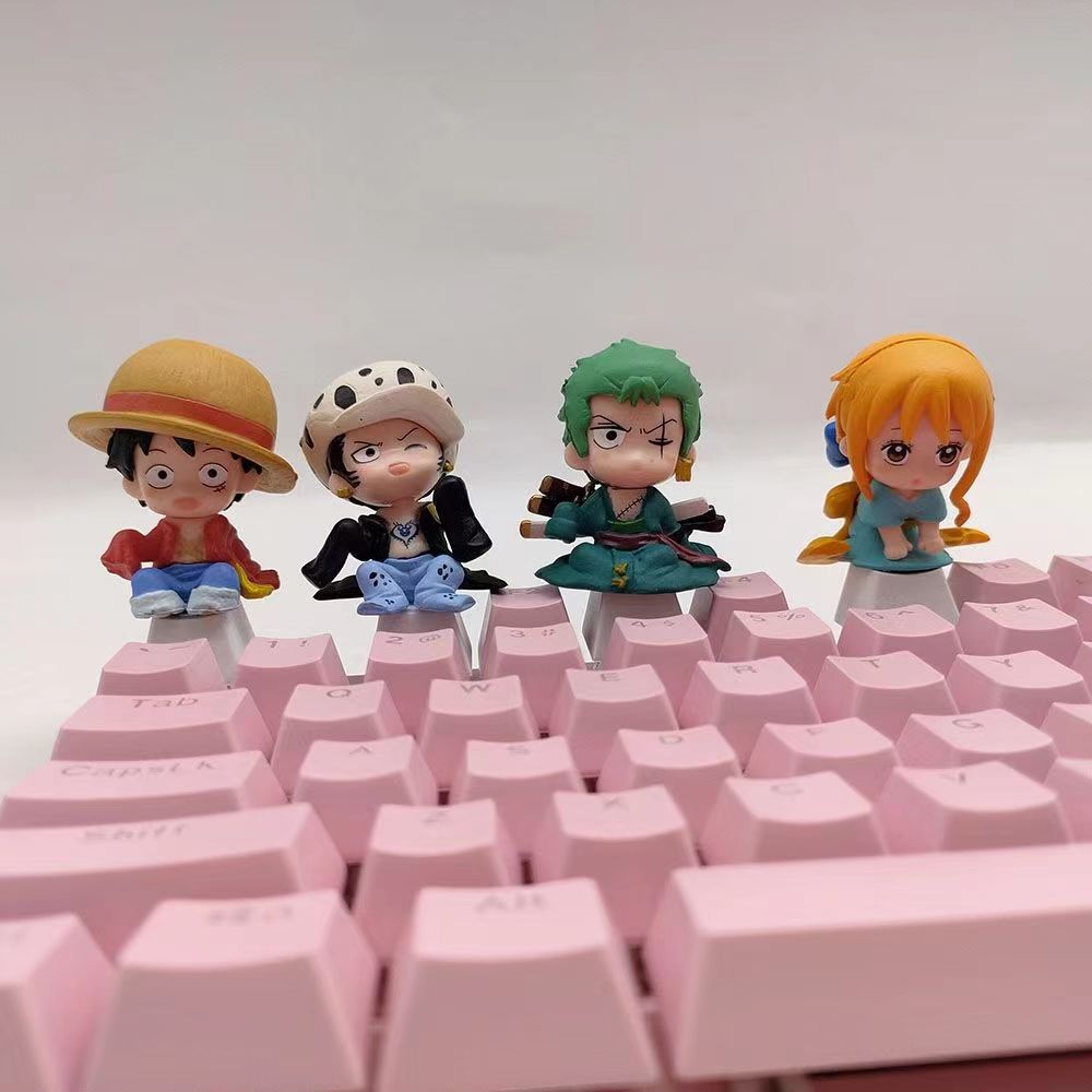 Luffy/Zoro role logo metal keyboard cap